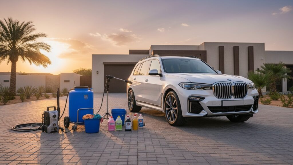 غسيل سيارات متنقل النسيم مكة