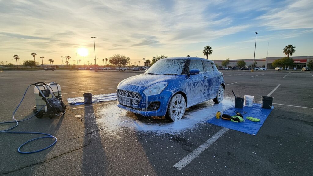 مغسلة سيارات بطحاء قريش