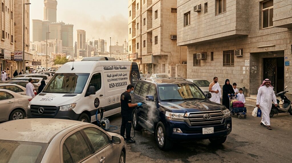 شركة غسيل سيارات متنقلة مكة