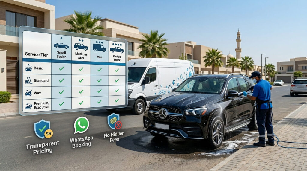 غسيل سيارات متنقل مكة