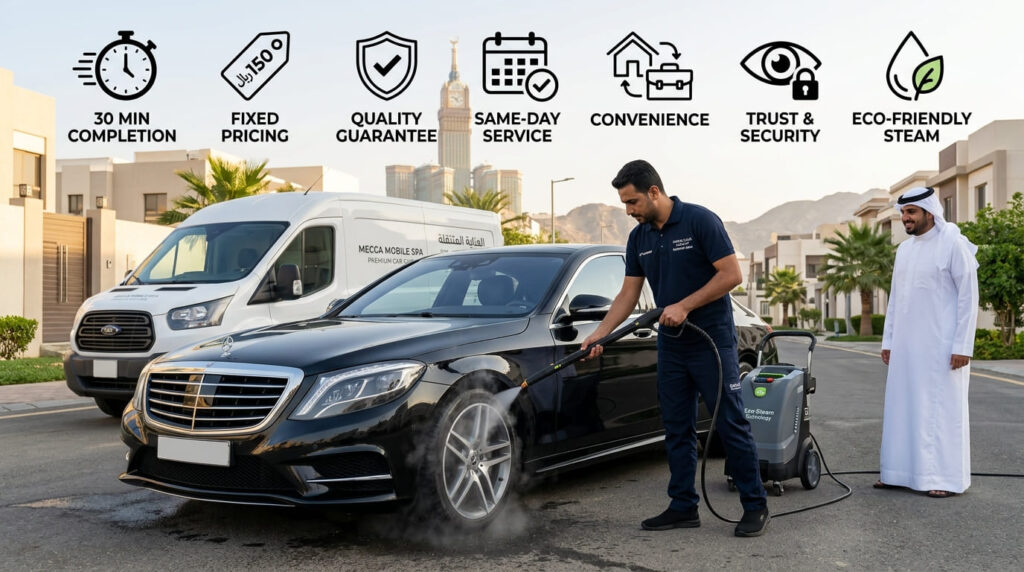 غسيل سيارات متنقل مكة
