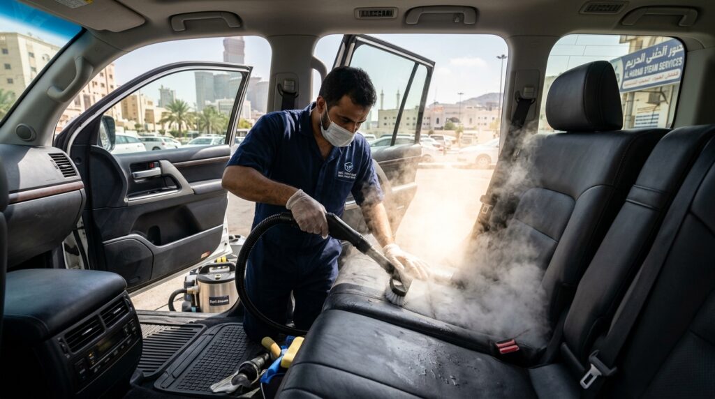 مغاسل السيارات المتنقلة في مكة